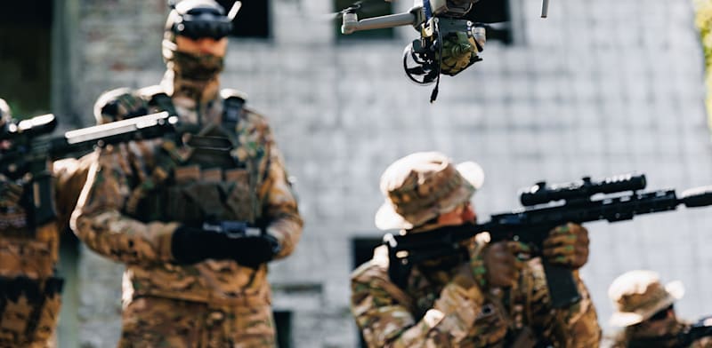 רחפן FPV בפעולה / צילום: Shutterstock