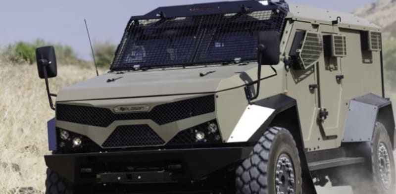 רכב ממוגן מסוג קרקל של פלסן / צילום: אתר החברה