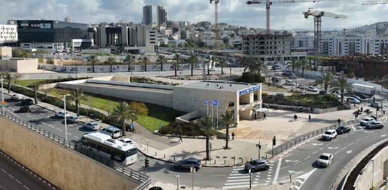הדמיית המרכז המתוכנן במודיעין / צילום: רכבת ישראל