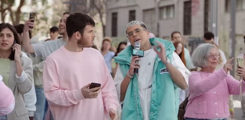 סטטיק בקמפיין פרטנר / צילום: צילום מסך מתוך הקמפיין