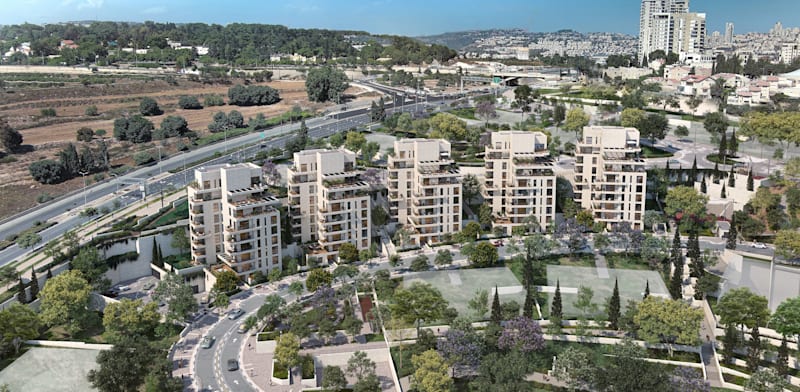 פרויקט ''לוריא'' שבשכונת מורדות ארנונה בירושלים / הדמיה: וויופוינט