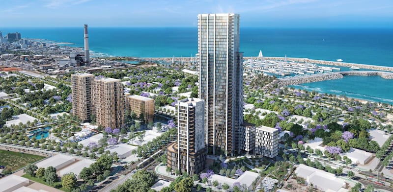 הדמיה של פרויקט גינדי בשדה דב / צילום: הדמיה: viewpoint