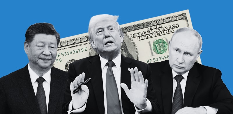 ולדימיר פוטין, דונלד טראמפ, שי ג'ינפינג / עיבוד: ap