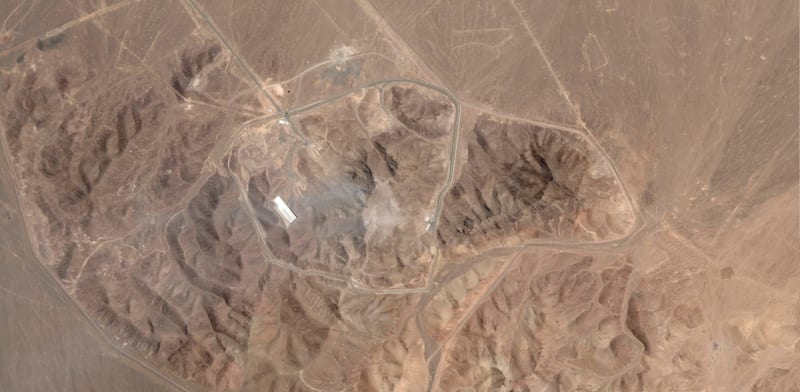 המתקן בפורדו אחרי התקיפה האמריקאית / צילום: ap, Planet Labs PBC