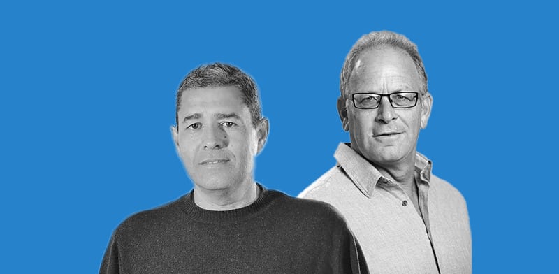 מוטי גוטמן, מנכ''ל מטריקס, ועדי אייל, מנכ''ל וואן טכנולוגיות / צילום: עידן גרוס, Regev Art Photography