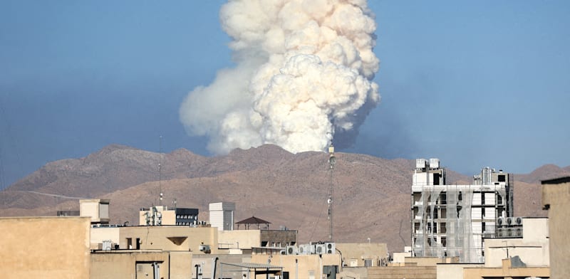 תקיפת חיל האוויר בטהרן. הפגיעה ביכולות הגרעין האיראניות קריטית גם לביטחון אירופה / צילום: Reuters, Majid Asgaripour