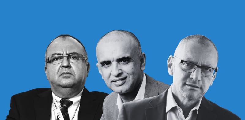 עורכי הדין דורון לוי, אלדד כורש ויונתן אלטמן / צילום: תמר מצפי, איל יצהר ואייל טואג