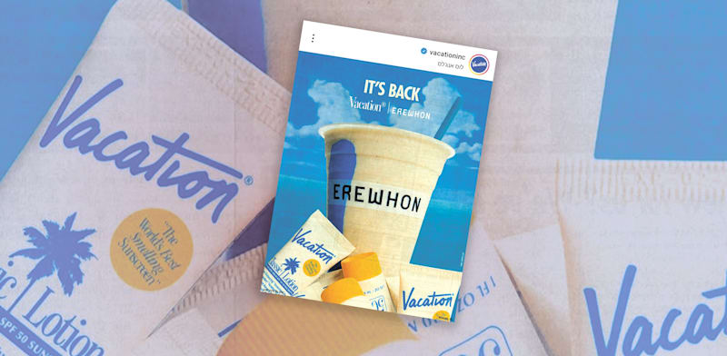פרסומת של Vacation / צילום: צילום מסך מאינסטגרם