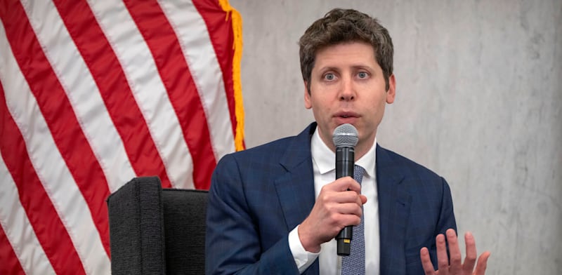 סם אלטמן, מנכ''ל חברת OpenAI / צילום: ap, Mark Schiefelbein