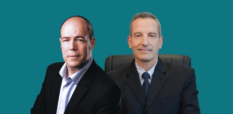 אמיר ברעם, מנכ''ל משרד הביטחון ואילן רום, מנכ''ל משרד האוצר / צילום: אלעד מלכה - משרד הביטחון, ברוך גרינברג
