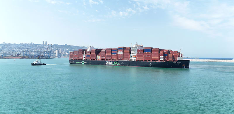 אוניית משא של צים / צילום: ליאור פטל עבור צים