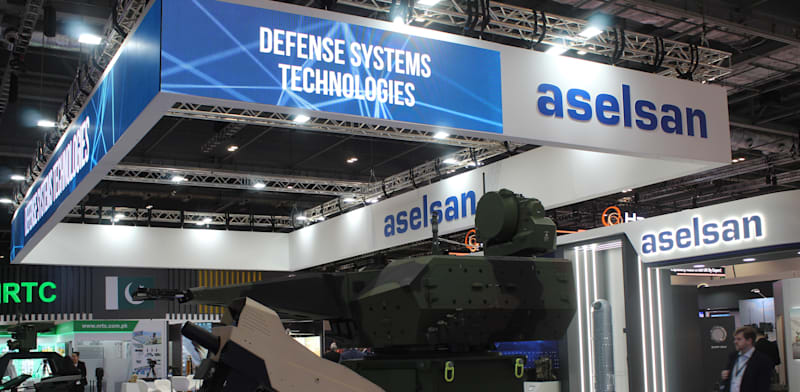 תערוכת עבר של DSEI. השתתפות ישראל השנה תוגבל / צילום: Reuters, Burak Bir