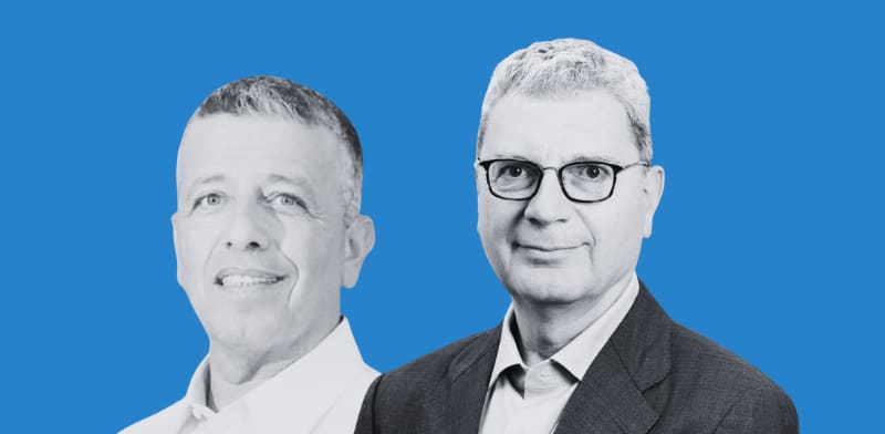 מימין: איציק עוז, יו''ר הפניקס סוכנויות, ואורן כהן, מנכ''ל הסוכנויות / צילום: עומר עוז, נעם מורנו