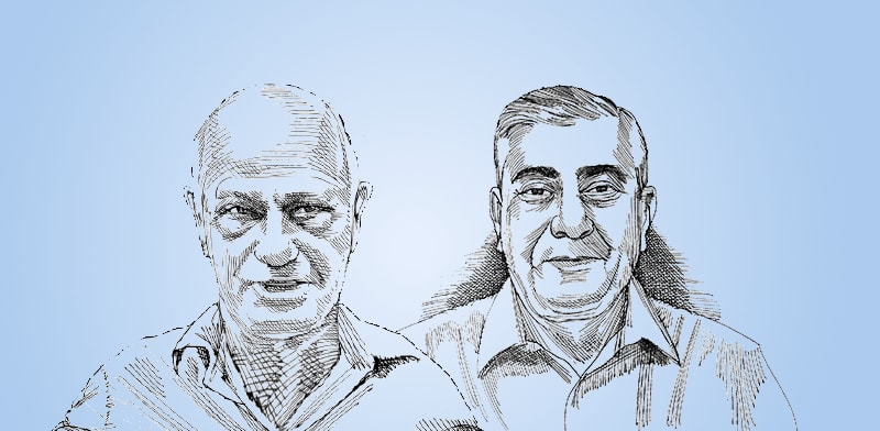 יגאל דמרי ושלמה אליהו / איור: גיל ג'יבלי