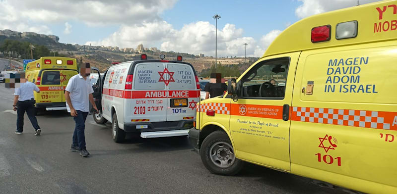 אמבולנסים של מד''א / צילום: דוברות מד''א