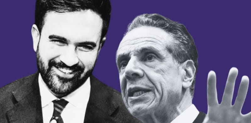 אנדרו קואומו וזוהראן ממדאני. מי ינצח בבחירות בניו יורק? / צילום: AP, Frank Franklin