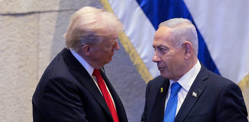 ראש הממשלה בנימין נתניהו ונשיא ארה''ב דונלד טראמפ (ארכיון) / צילום: ap, Chip Somodevilla/Pool