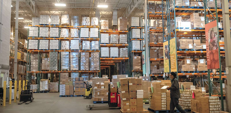 בנק מזון בארה''ב, חשש מאי־חלוקת מזון לזכאים בשל השביתה / צילום: ap, Mark Schiefelbein