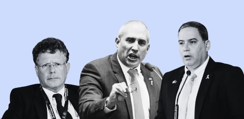 עו''ד עמית בכר, ח''כ חנוך מילביצקי, יצחק עמית, נשיא ביהמ''ש העליון / צילום: יצחק עמית, נשיא ביהמ''ש העליון, נועם מושקוביץ', דוברות הכנסת, כדיה לוי