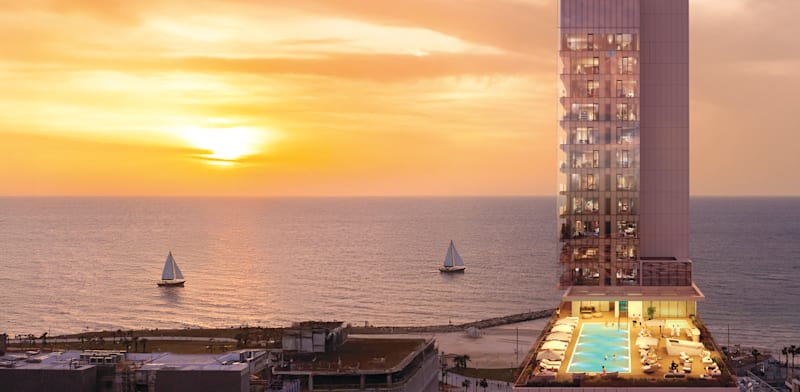 הדמיית מגדל SIX 8 / צילום: SIX 8