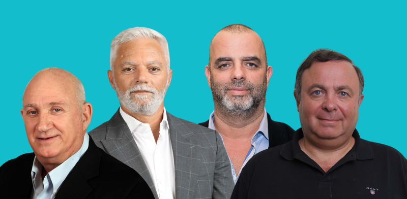 צבי ויליגר, אייל רביד, איתן יוחננוף, איציק אברכהן / צילום: איל יצהר, גבע טלמור, סיון פרג'