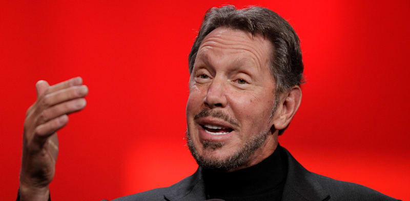 לארי אליסון, יו''ר ומייסד אורקל / צילום: ap, Eric Risberg