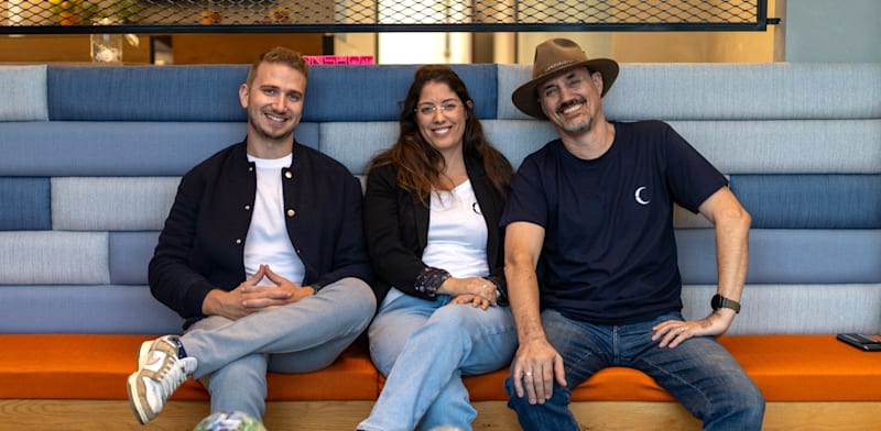 מייסדי Moonshot - מימין: פרד סימון, הילה חדד-חמלניק, שחר בהירי / צילום: Moonshot