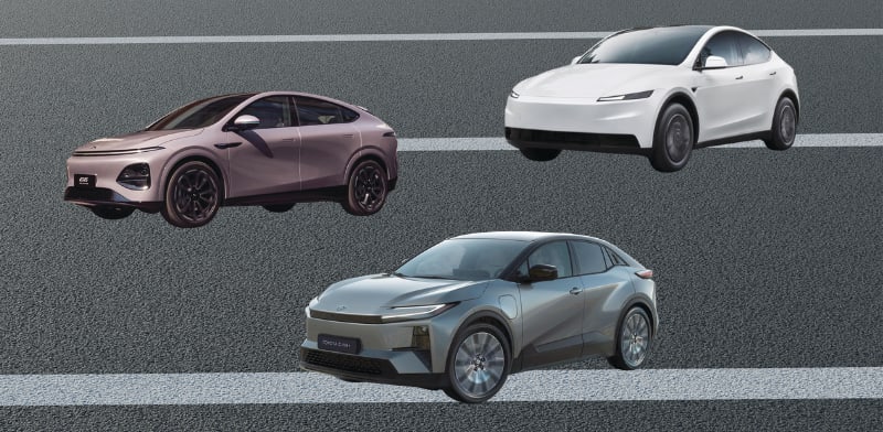 טסלה, אקספנג וטויוטה. ''דגמי בסיס'' מוזלים / צילום: יח''צ