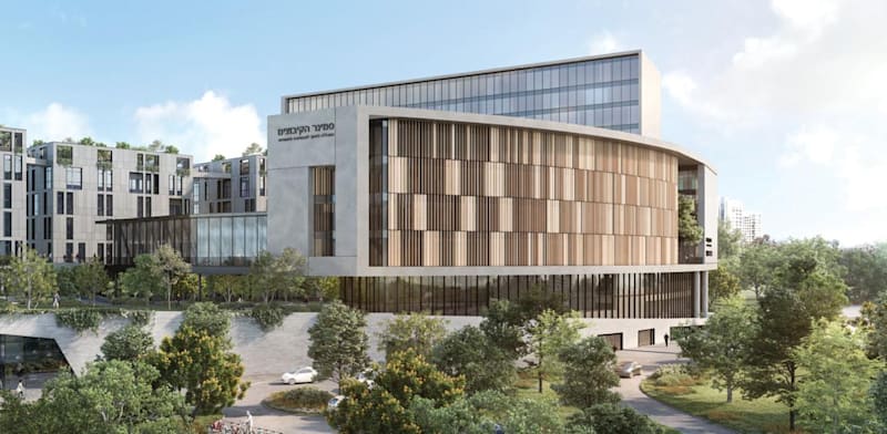 הקמפוס החדש שיוקם לסמינר הקיבוצים / הדמיה: מורן פלמוני אדריכלים, קימל אשכולות אדריכלים