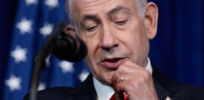 נתניהו בביקורו בפלורידה / צילום: ap, Alex Brandon