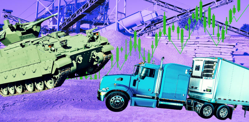 חומרי בנייה, משאית הובלה בקירור של Trane Technologies, גם טכנולוגיות ביטחוניות של BAE SYSTEMS ברשימה / צילום: ap, Business Wire