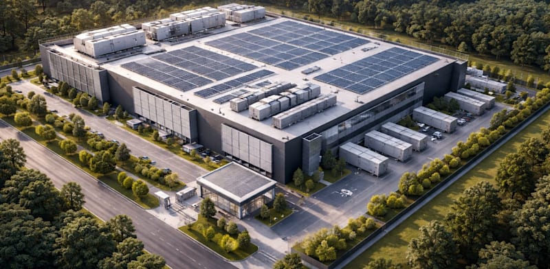 חוות השרתים באלבניה / הדמיה: APPA Architects