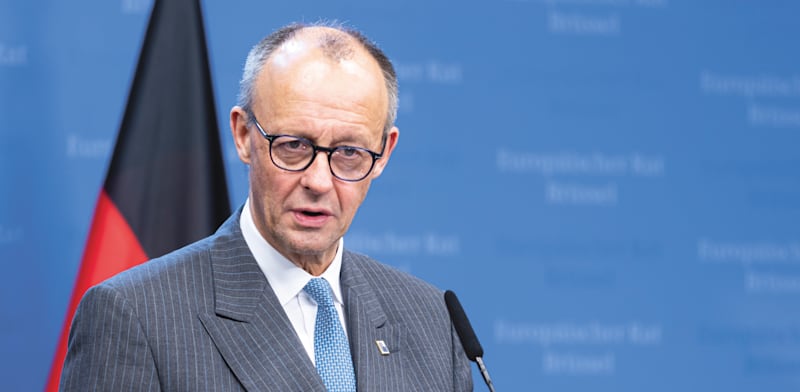 פרידריך מרץ, קנצלר גרמניה / צילום: Reuters, Nicolas Economou