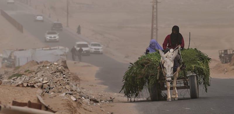 עזה / צילום: ap, Abdel Kareem Hana