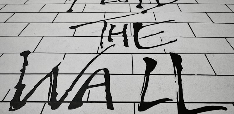 פינק פלויד, The Wall / צילום: Shutterstock, Pink Floyd on the wall