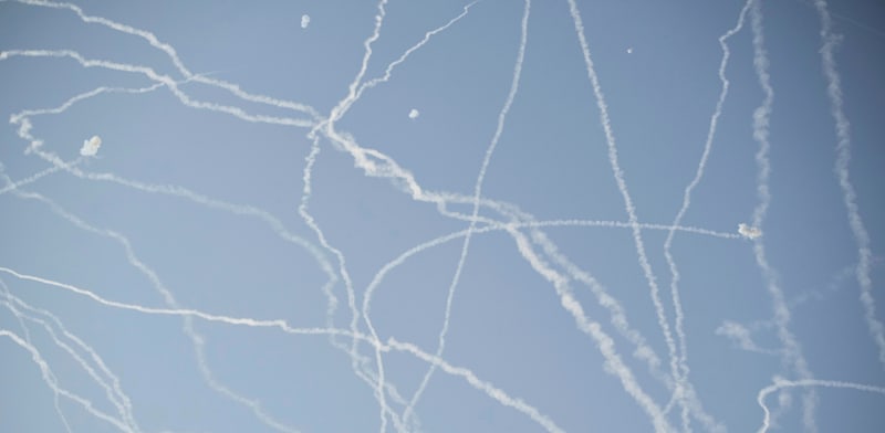 יירוטים של טילים (ארכיון) / צילום: ap, Leo Correa