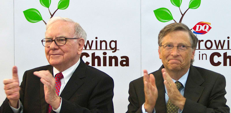 וורן באפט וביל גייטס / צילום: ap, Alexander F. Yuan