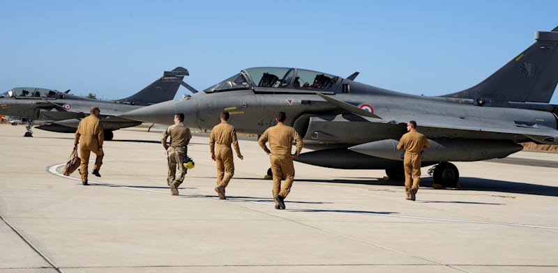 מטוס ''רפאל'' מתוצרת צרפת / צילום: ap