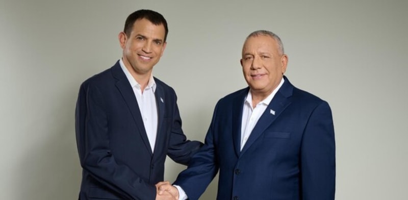 גדי איזנקוט ושאול מרידור / צילום: דוברות מפלגת ישר!