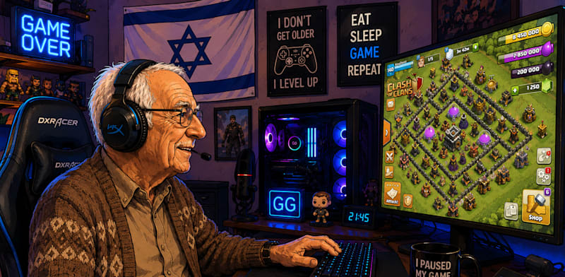 הגיימרים  החדשים / צילום: AI