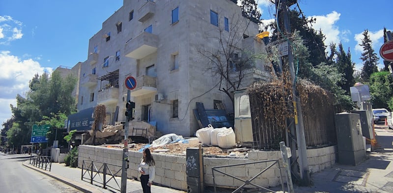 הבניין ברחוב עזה 30, בשכונת רחביה בירושלים