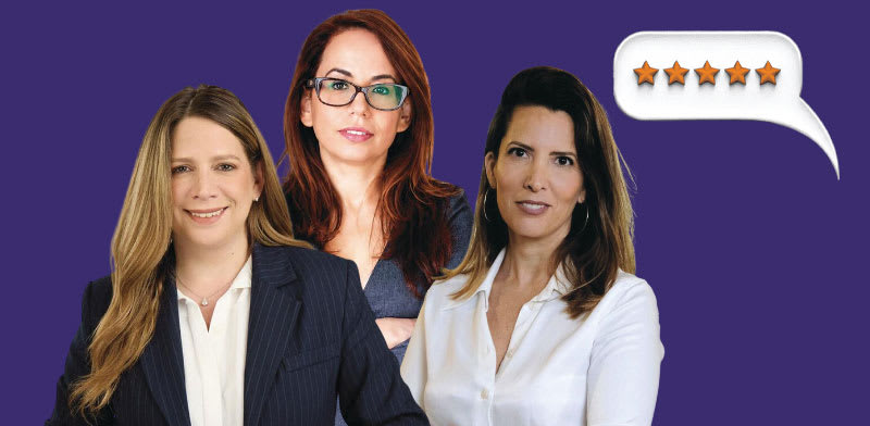 מימין: ליאת שטראוס, יפית חיון ומור חלוץ / צילום: סיון פרג', עופר חג'יוב, יח''צ