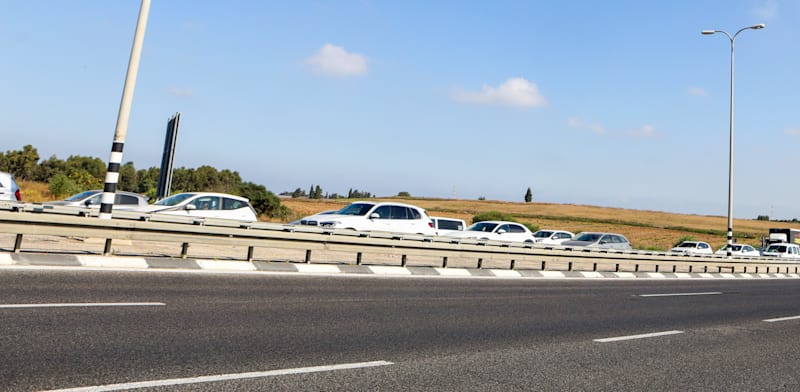 פקקים בכביש 4 / צילום ארכיון: שלומי יוסף / צילום: שלומי יוסף