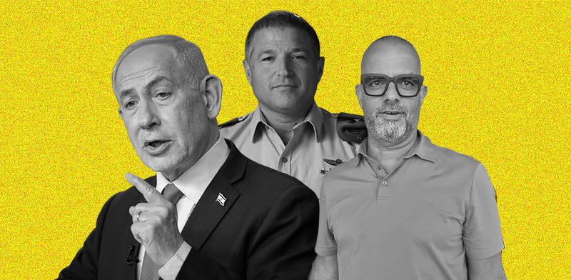 אייל רביד, אלוף דוד זיני, בנימין נתניהו / צילומים: גלובס, דובר צה''ל, נעם ריבקין פנטון-''הארץ''
