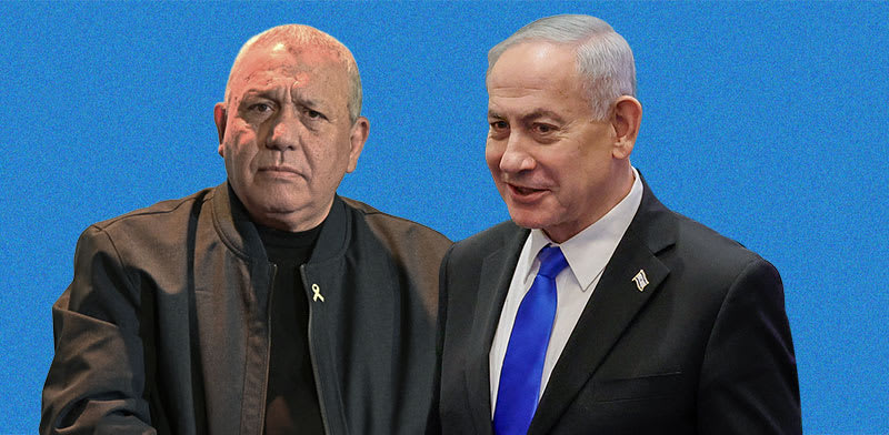 בנימין נתניהו וגדי איזנקוט / צילום: נועם מושקוביץ-דוברות הכנסת, תמר מצפי