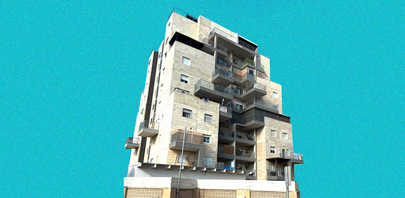 רחוב משה רבנו 1 בשכונת גני אילון בלוד / צילום: נבו טרבלסי