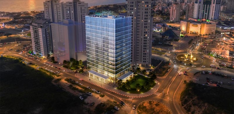 פרויקט משרדים של נדב בלילה גרופ באשדוד. ''רוב המתעניינים מחפשים 150 עד 250 מ''ר'' / הדמיה: evolve מדיה