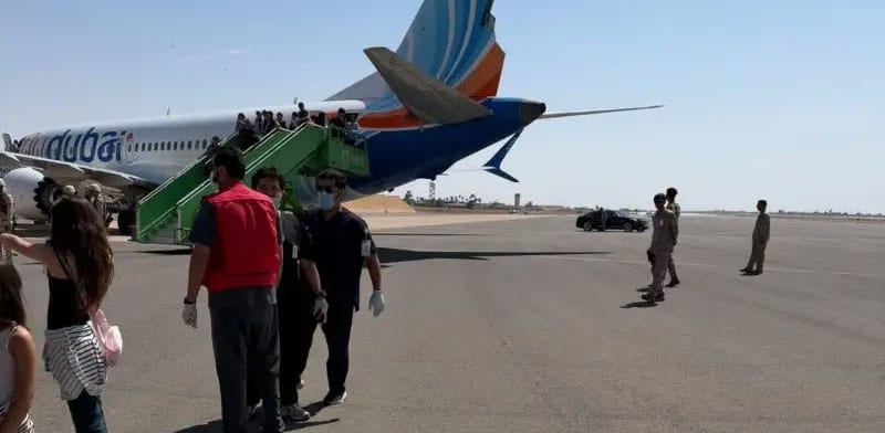 המטוס של פליי דובאי נפגע אחרי הצניחה המהירה / צילום: לפי סעיף 27 א'