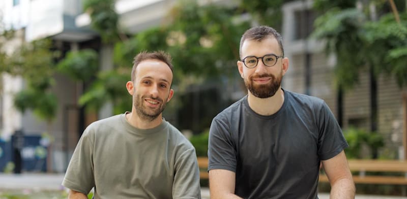 גיא בורטניקוב (מנכ״ל) וליאור גורבונוס (CTO), מייסדי Inferize / צילום: עומר הכהן