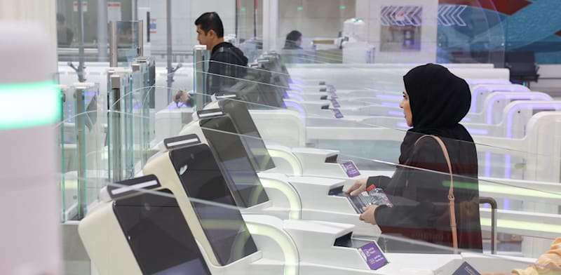 בידוק ביטחוני בדובאי / צילום: Reuters, Amr Alfiky